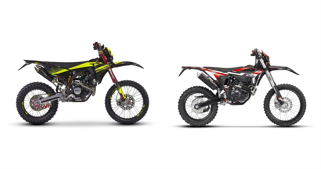 Motorrad Vergleich Fantic XEF 125 Competition 2023 vs. Beta RR 4T 125 T ...