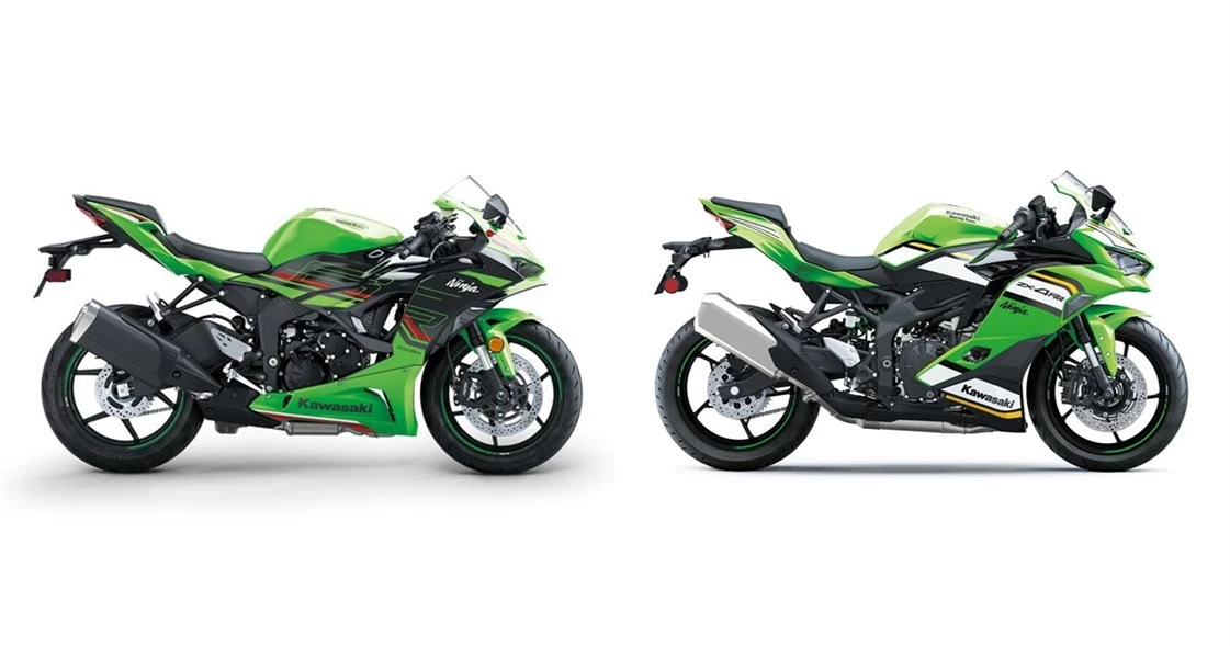 Kawasaki Ninja ZX-6R 2024 vs Kawasaki Ninja ZX-4RR 2025
