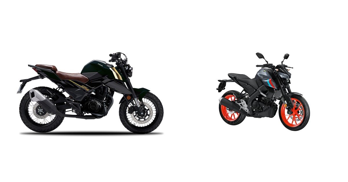 Motorrad Vergleich Fk Motors Fk 12 Sx Street Scrambler 21 Vs Yamaha Mt 125 21