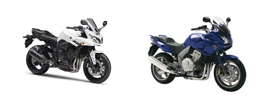 Motorrad Vergleich Yamaha FZ1 Fazer 2014 vs. Honda CBF 1000 2007