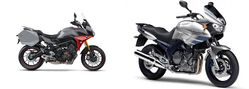Motorrad Vergleich Yamaha Tracer 900 GT 2019 vs. Yamaha TDM 900 2009