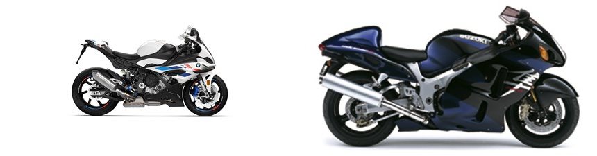 BMW S 1000 RR 2023 vs Suzuki GSX 1300 R Hayabusa 2005