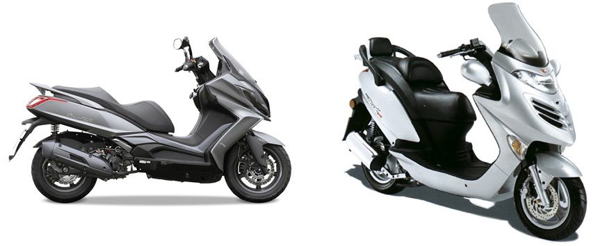 Kymco Downtown 125i 2020 vs Kymco Grand Dink 125 2007
