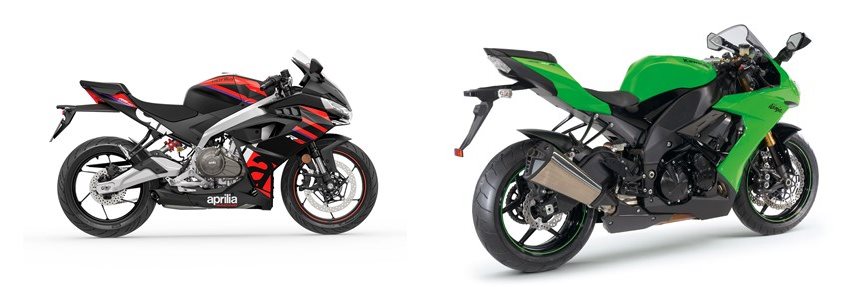 Aprilia RS 457 2024 vs Kawasaki Ninja ZX-10R 2009