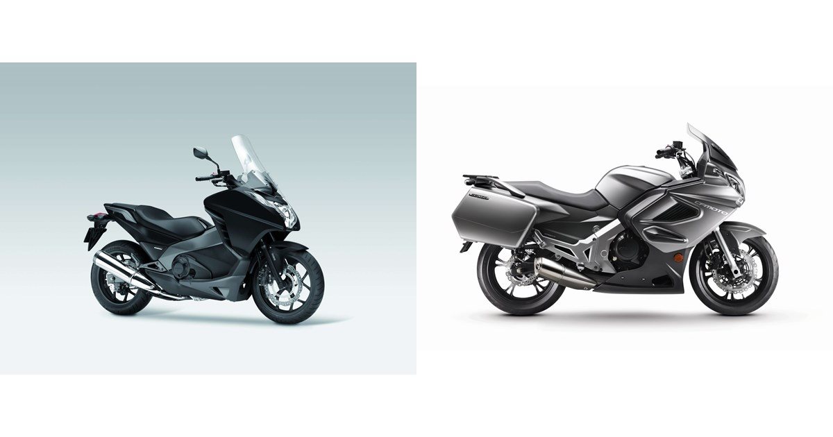 Motorrad Vergleich Honda Integra 2013 vs. CFMOTO 650TK 2014