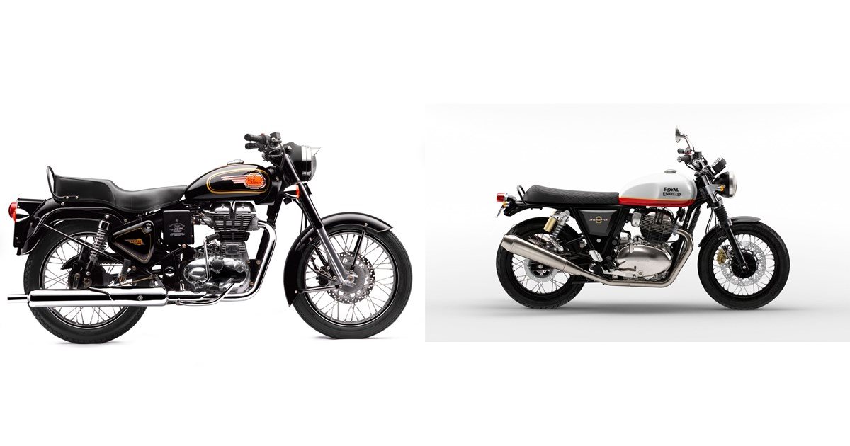 Bullet Interceptor Racing Royal Enfield Bullet 500 EFI 2013 vs Royal Enfield Interceptor 650 2022