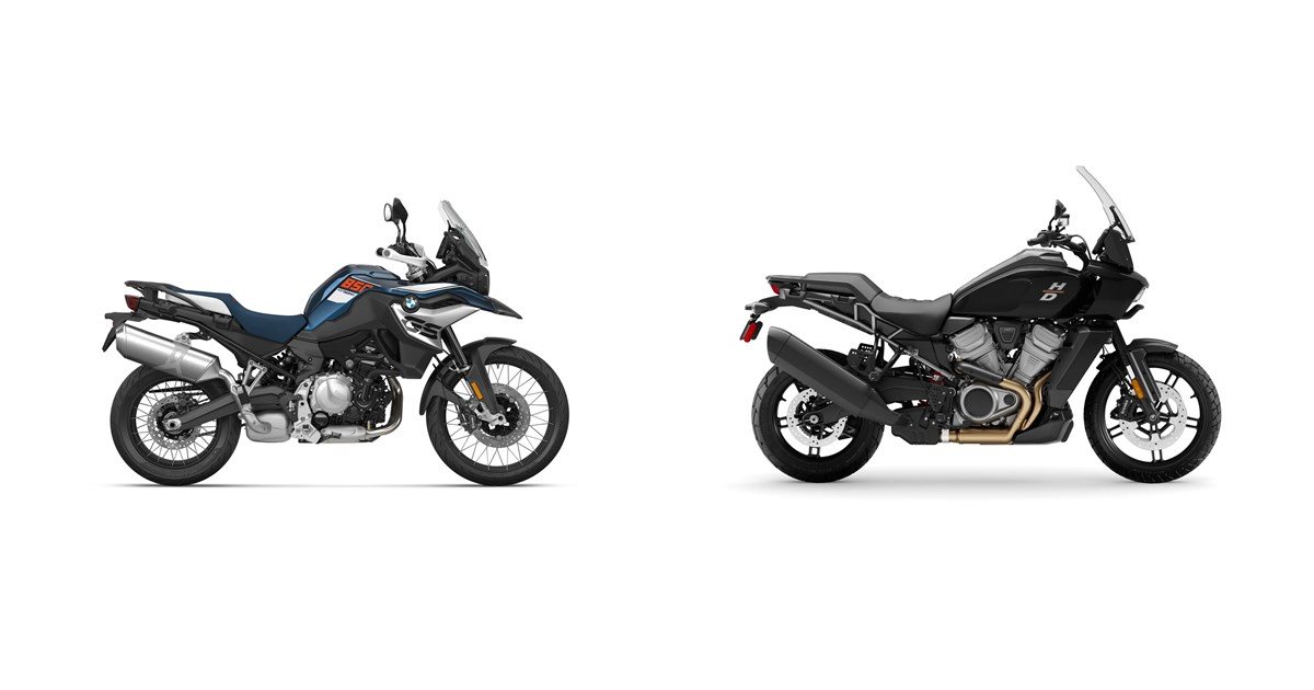 Motorrad Vergleich BMW F 850 GS 2023 vs. HarleyDavidson Pan America