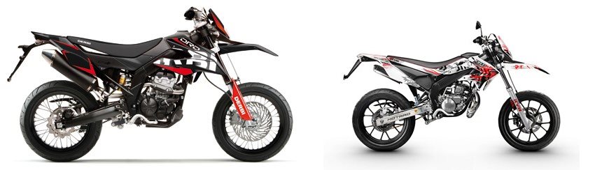 Derbi Runko Motorrad Vergleich Derbi Senda DRD 125 SM 2011 vs. Derbi Senda DRD ...