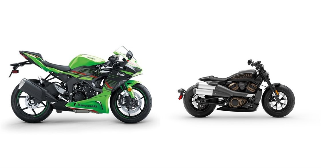 Kawasaki Ninja ZX-6R 2024 vs Harley-Davidson Sportster S RH1250S 2021