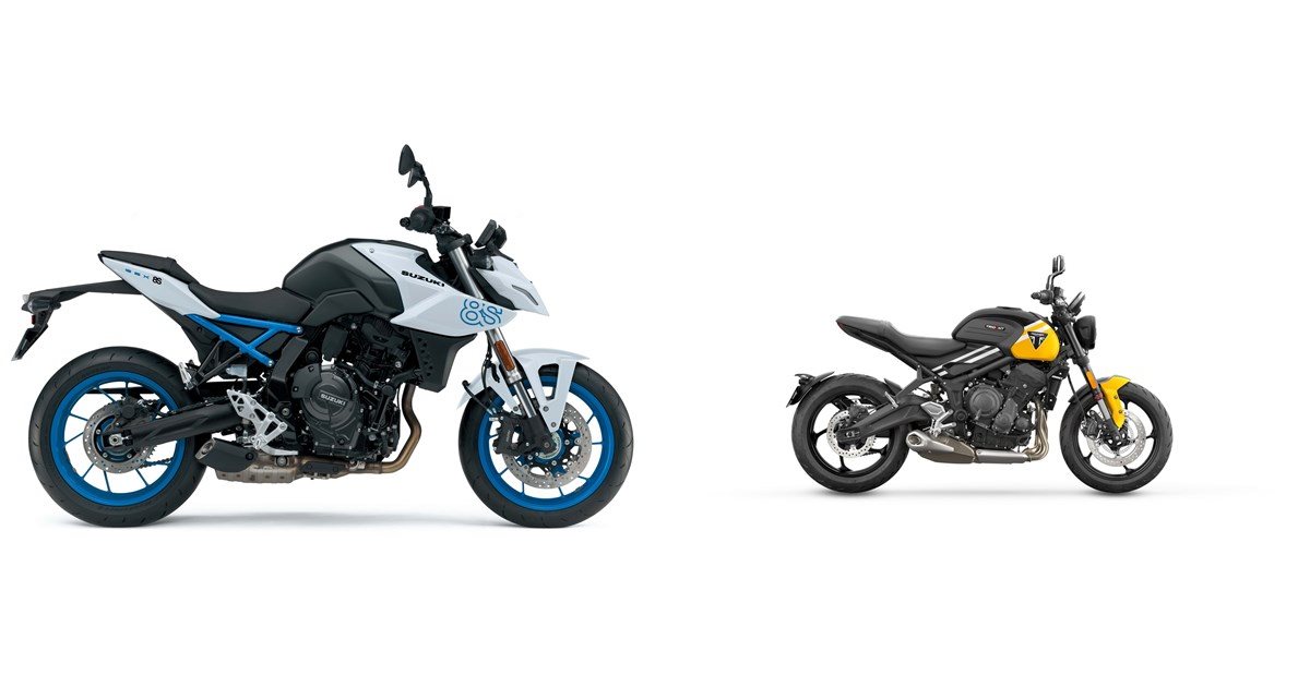 Suzuki GSX-8S 2023 vs Triumph Trident 660 2025