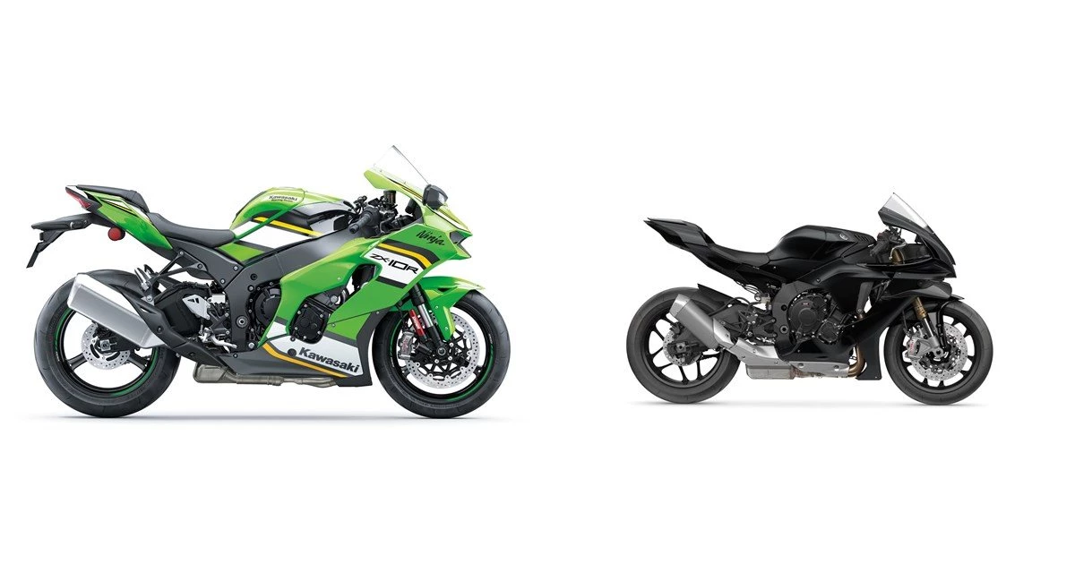 Kawasaki Ninja ZX-10R 2025 vs Yamaha R1 RACE 2025