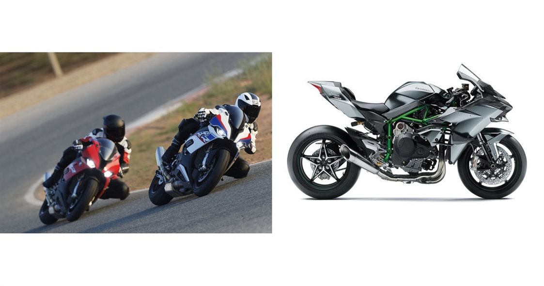 Motorrad Vergleich BMW S 1000 RR 2019 vs. Kawasaki Ninja H2R 2025