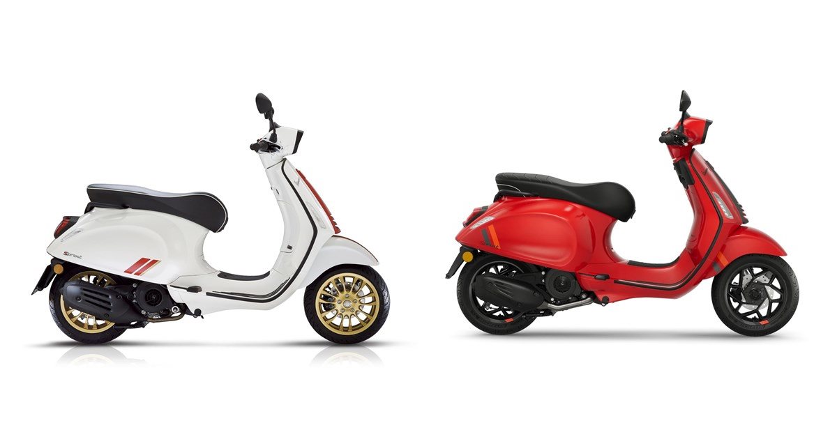 Vespa Sprint 125 Racing Sixties 2022 vs Vespa Sprint 125 S 2024