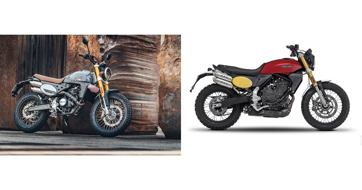 Fantic Caballero Deluxe 125 2021 vs Fantic Scrambler 700 2024