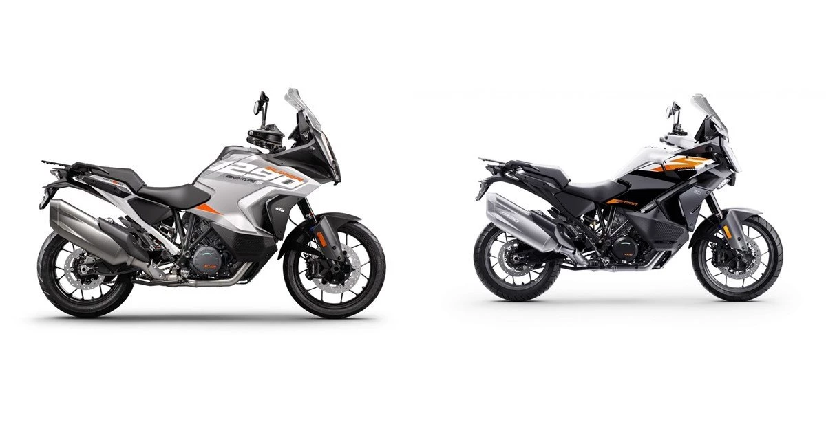 Motorrad Vergleich KTM 1290 Super Adventure S 2024 vs. KTM 1390 Super
