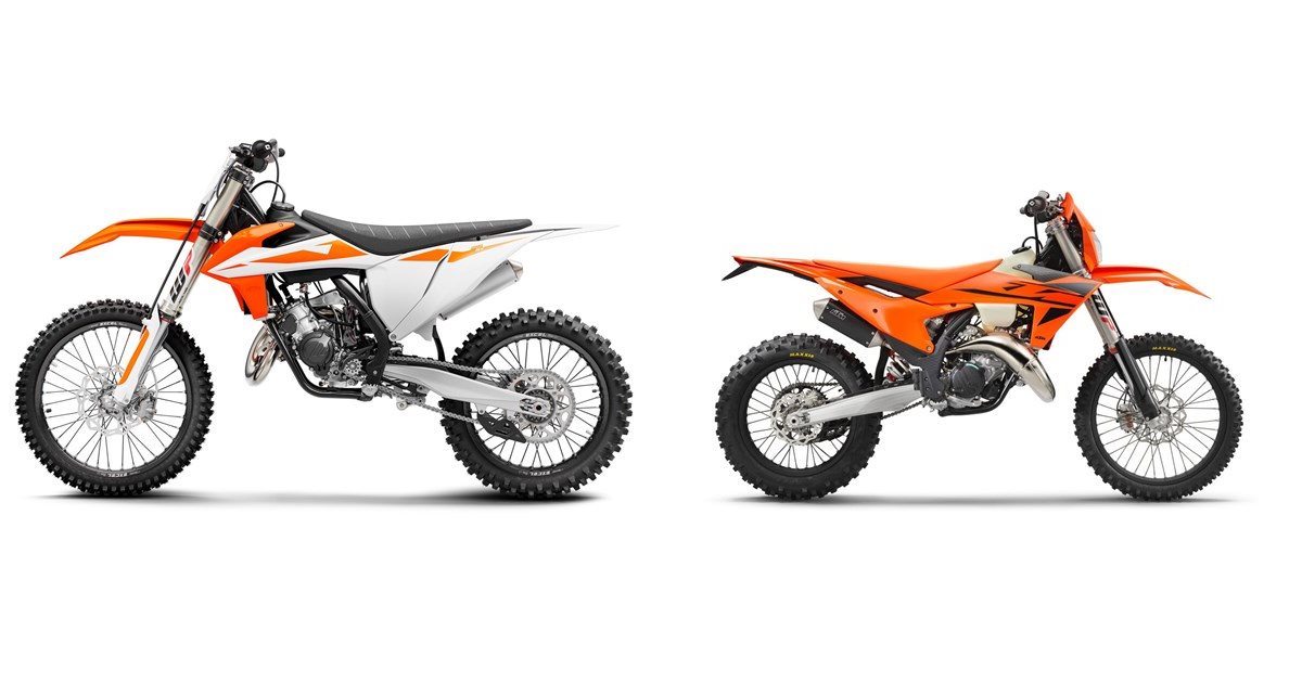 Curated visual reference: Ktm 125 Sx E Bike Conversion Reference: Motorrad Vergleich Ktm 125 Sx 2019 Vs Ktm 125 Xc