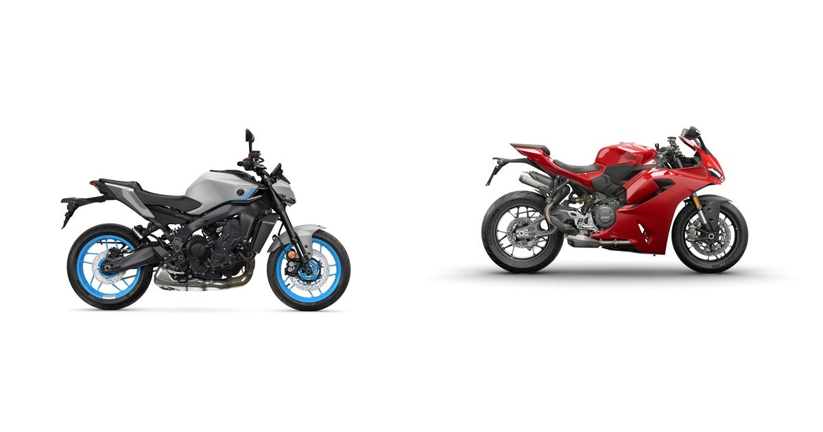 Motorrad Vergleich Yamaha Mt Vs Ducati Panigale V