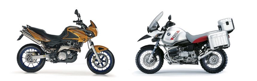 Motorrad Vergleich Aprilia Pegaso 650 Strada 2008 Vs BMW R 1150 GS Adventure 2005