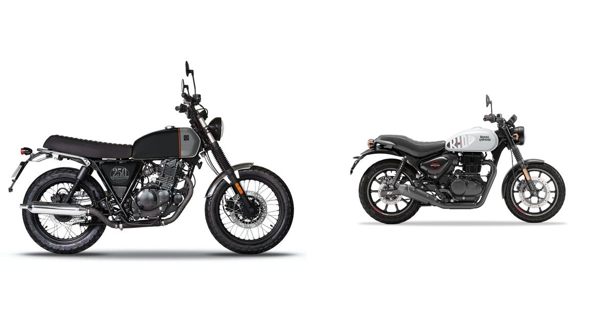 Motorrad Vergleich Brixton Cromwell Vs Royal Enfield Hntr