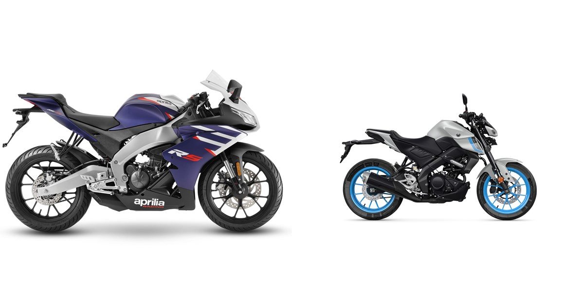 Motorrad Vergleich Aprilia Rs Vs Yamaha Mt