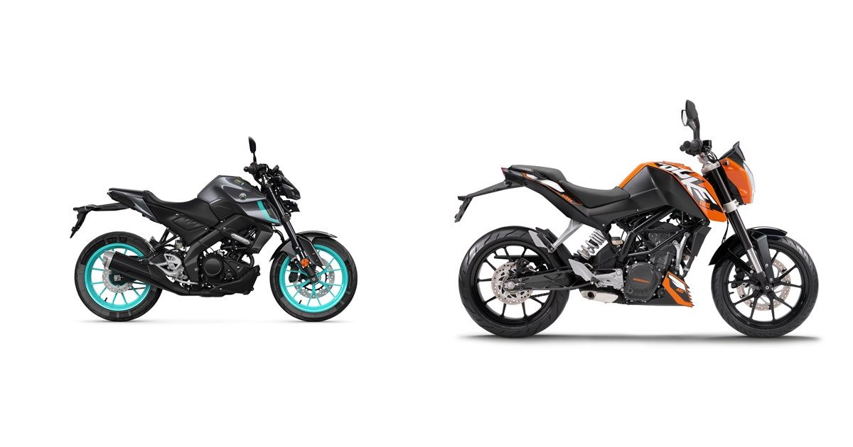 Motorrad Vergleich Yamaha Mt Vs Ktm Duke