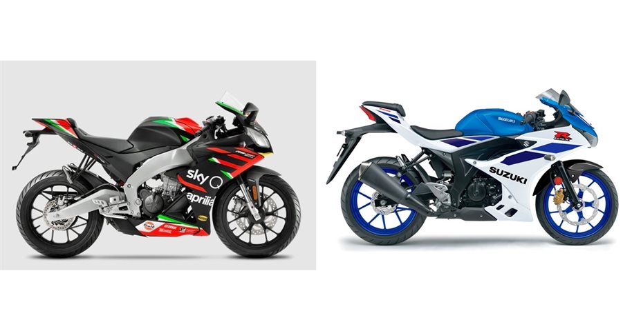 Motorrad Vergleich Aprilia Rs Replica Vs Suzuki Gsx R