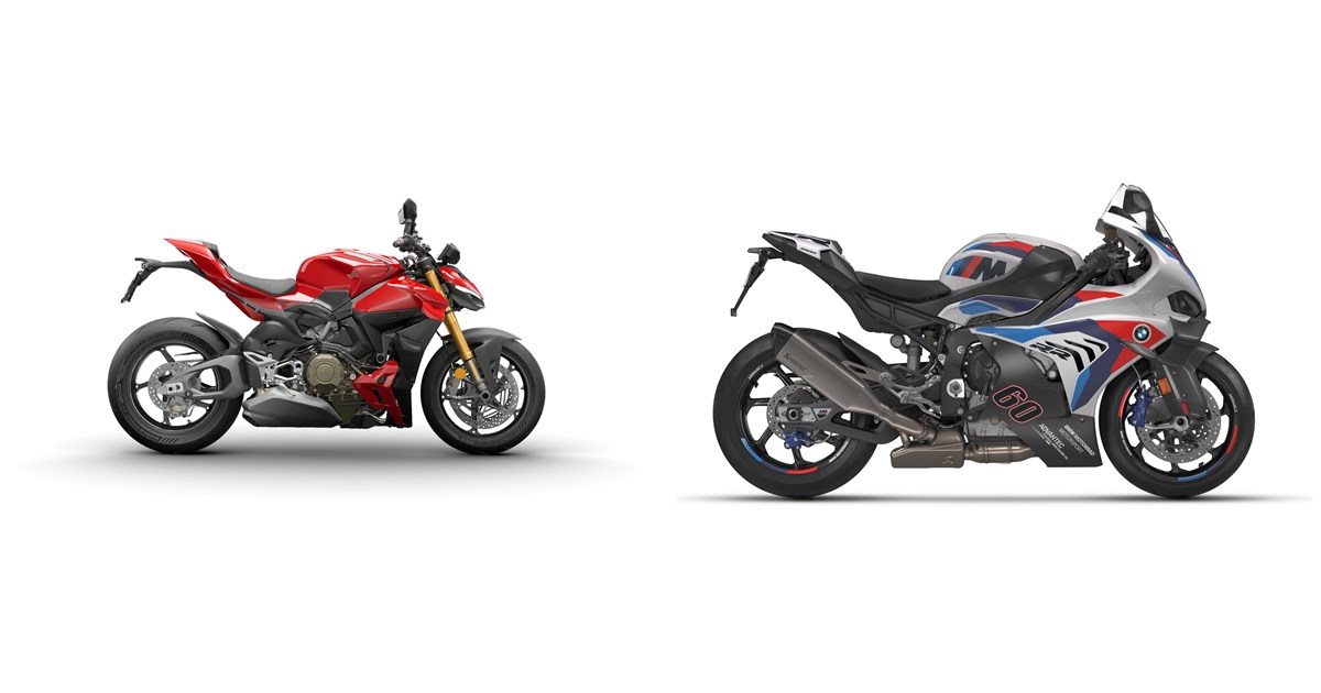 Motorrad Vergleich Ducati Streetfighter V S Vs Bmw M Rr