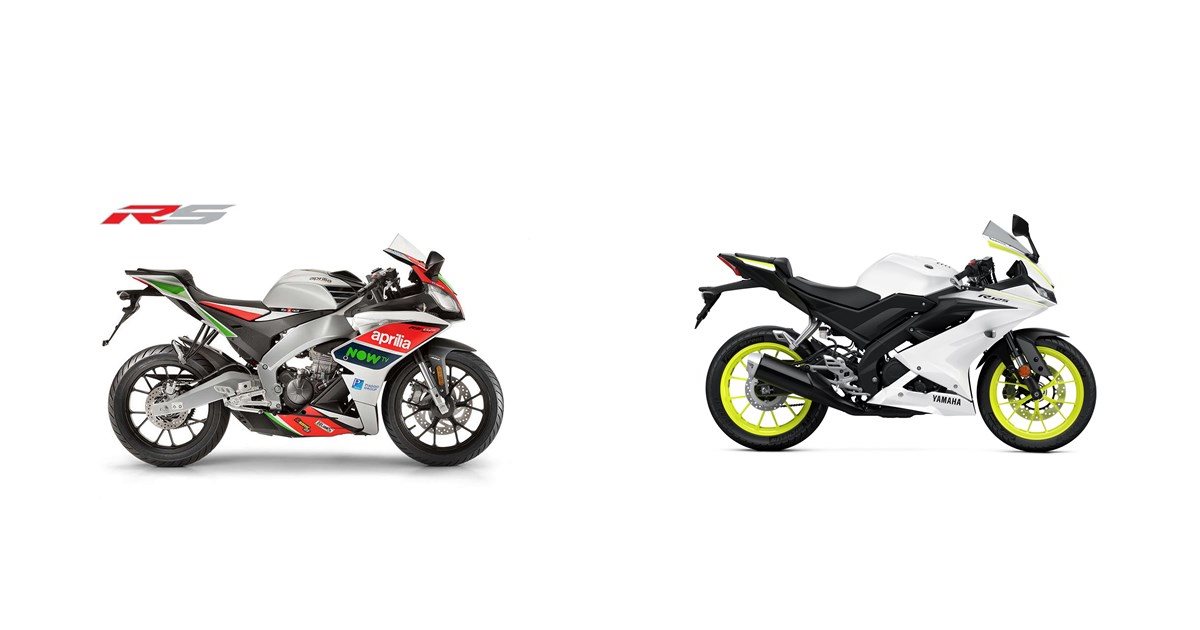Aprilia Rs 125 Vs Yamaha Yzf R125 Motorrad Vergleich Aprilia RS 125 Replica 2018 vs. Yamaha YZF-R125 2020