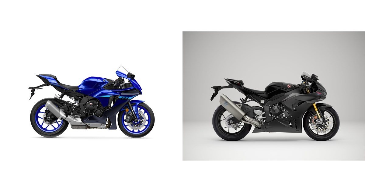 Motorrad Vergleich Yamaha R1 2024 vs. Honda CBR1000RRR Fireblade SP