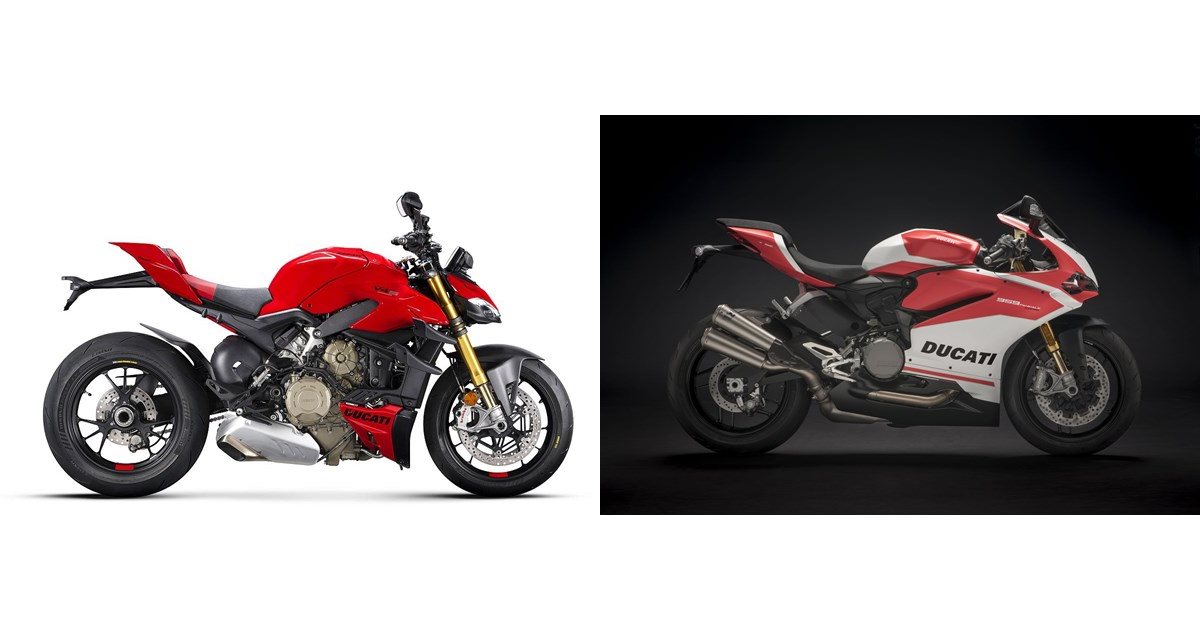 Motorrad Vergleich Ducati Streetfighter V S Vs Ducati Panigale Corse