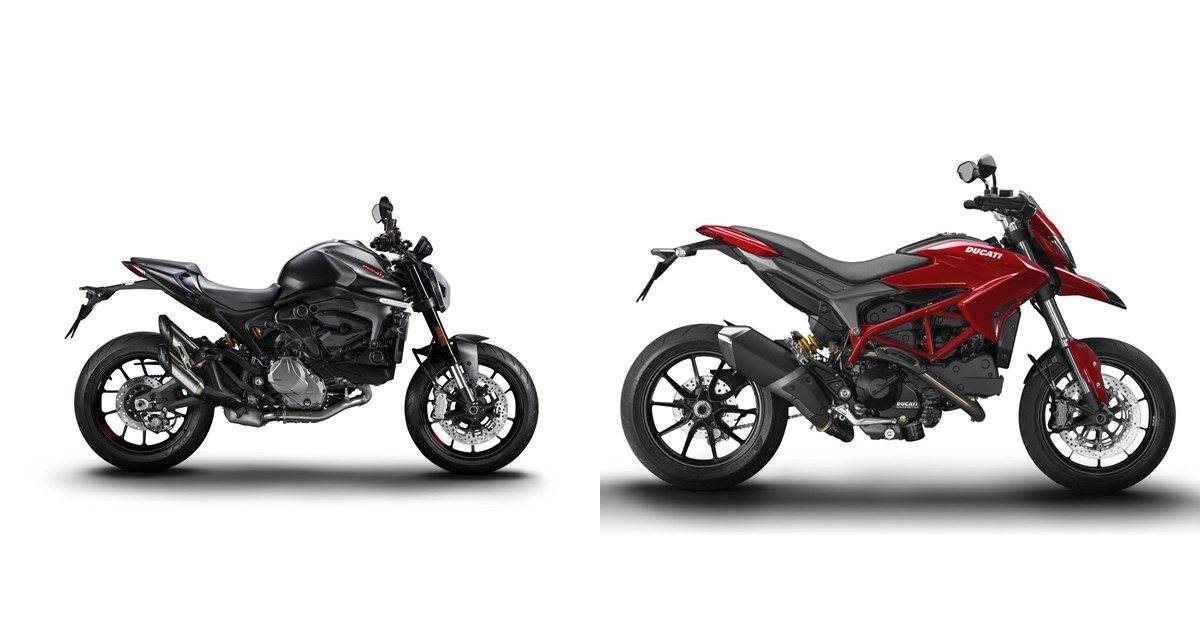 Motorrad Vergleich Ducati Monster Vs Ducati Hypermotard