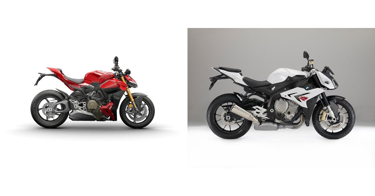 Motorrad Vergleich Ducati Streetfighter V S Vs Bmw S R