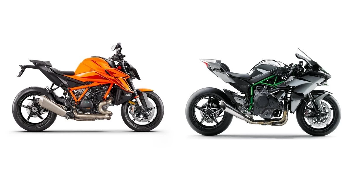 KTM 1390 Super Duke R 2024 vs Kawasaki Ninja H2R 2015