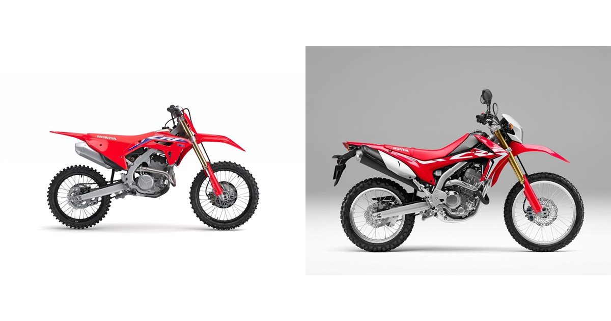 Honda CRF250R 2022 vs Honda CRF250L 2020