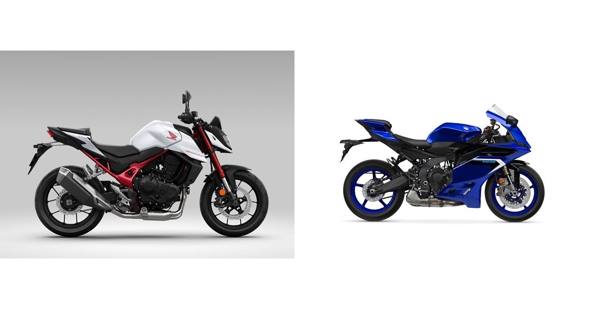 Motorrad Vergleich Honda Cb Hornet Vs Yamaha R