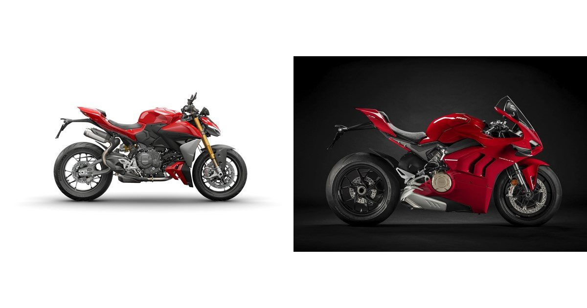 Motorrad Vergleich Ducati Streetfighter V S Vs Ducati Panigale