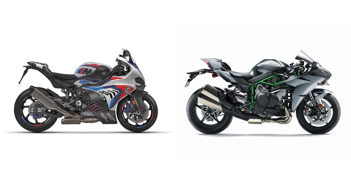 Motorrad Vergleich BMW M 1000 RR 2025 Vs Kawasaki Ninja H2 Carbon 2018