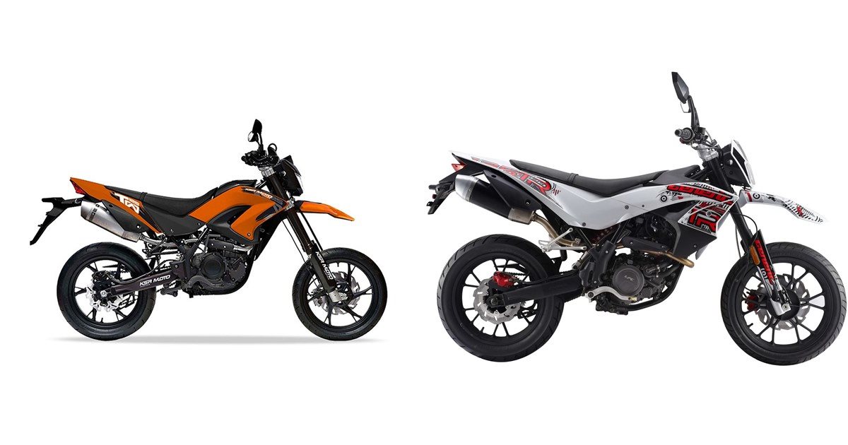 Tr125 Motorrad Vergleich KSR Moto TW 125 SM 2019 vs. KSR Moto TR 125 SM 2019