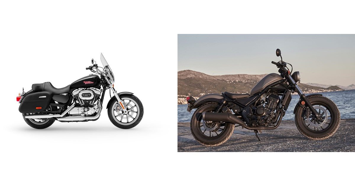 Motorrad Vergleich Harley Davidson Sportster Xl T Superlow Vs