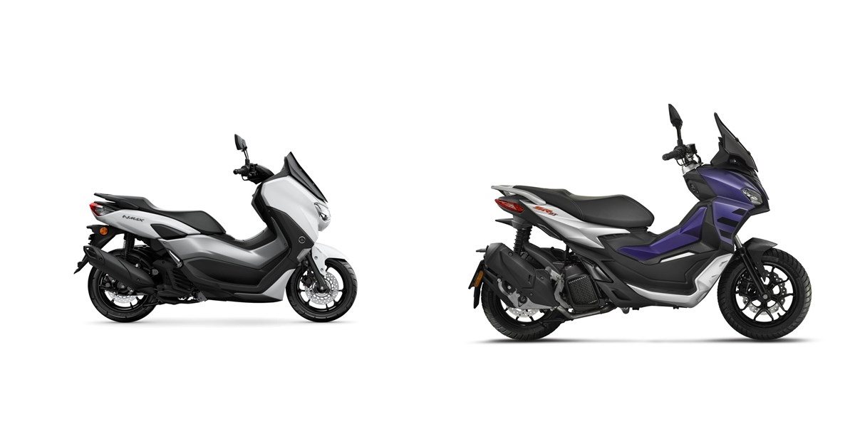 Motorrad Vergleich Yamaha NMAX 125 2022 vs. Aprilia SR GT 125 2024
