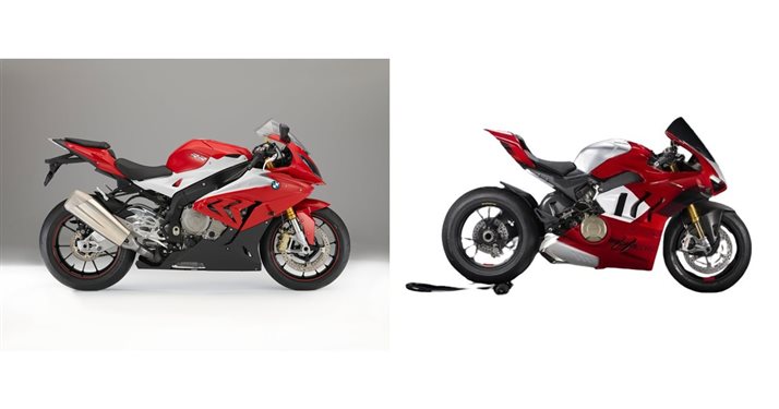 Motorrad Vergleich BMW S 1000 RR 2015 Vs Ducati Panigale V4 R 2023