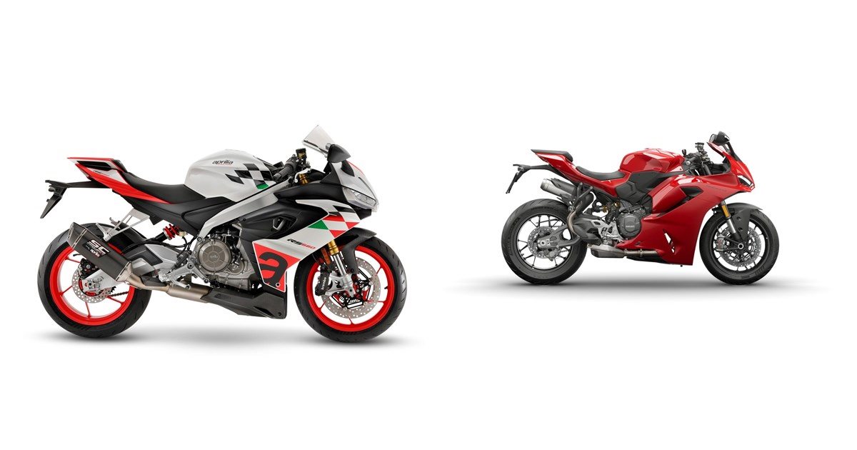 Motorrad Vergleich Aprilia Rs Extrema Vs Ducati Panigale V