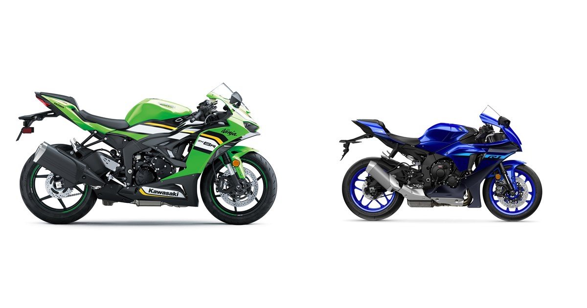 Kawasaki Ninja ZX-6R 2025 vs Yamaha R1 2024