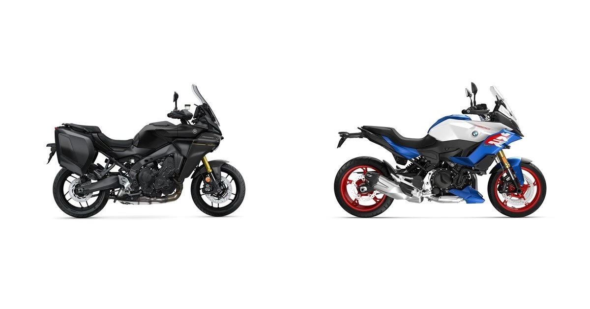 Motorrad Vergleich Yamaha Tracer 9 GT Y-AMT 2025 vs. BMW F 900 XR 2025