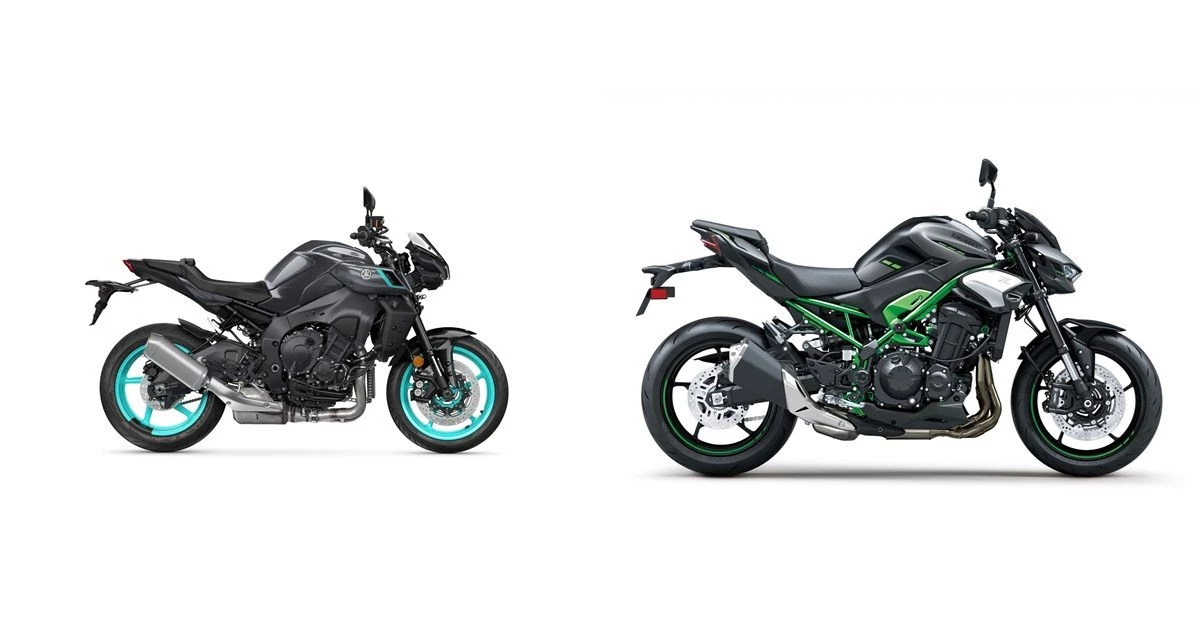 Yamaha MT-10 2024 vs Kawasaki Z900 2025