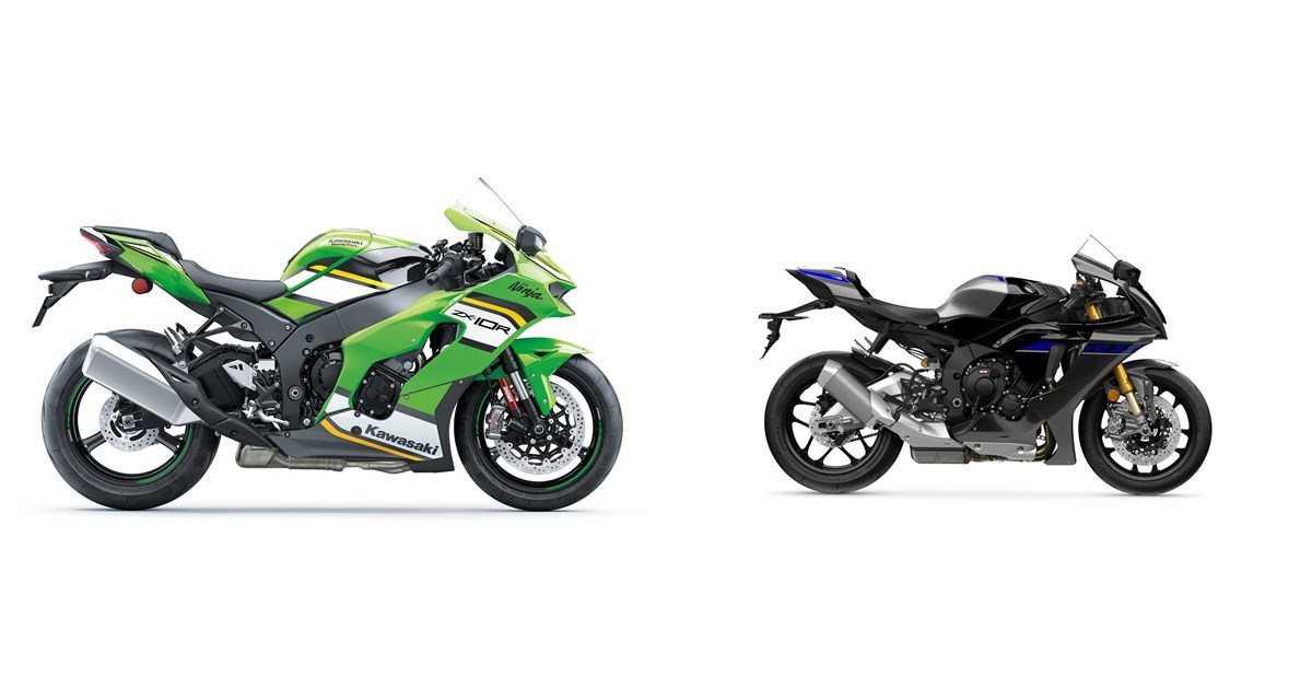 Kawasaki Ninja ZX-10R 2025 vs Yamaha R1M 2024