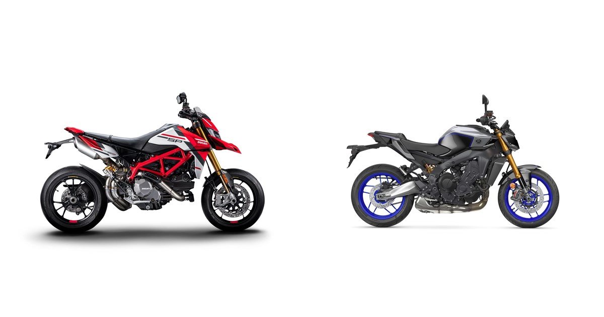 Ducati Hypermotard 950 SP 2022 vs Yamaha MT-09 SP 2025
