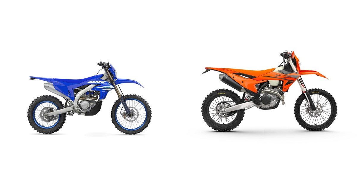 450 Rse Vs R1 Motorrad Vergleich Yamaha WR450F 2025 vs. KTM 450 EXC-F 2025