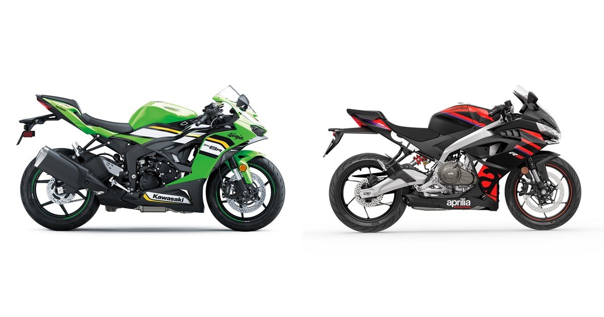 Kawasaki Ninja ZX-6R 2025 vs Aprilia RS 457 2024
