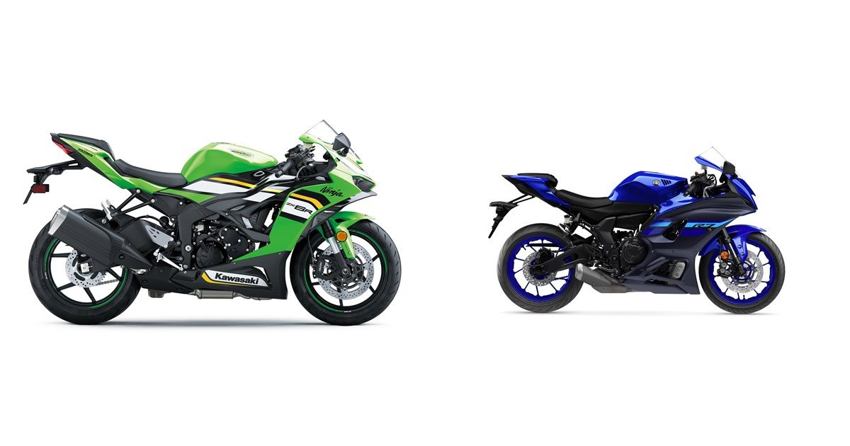 Kawasaki Ninja ZX-6R 2025 vs Yamaha R7 2025